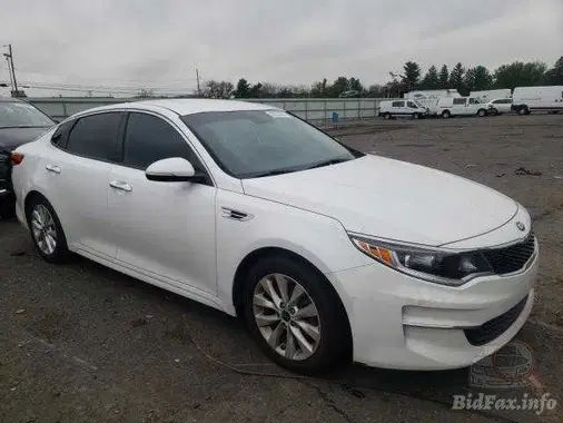Разборка Kia Optima LX 2016 White 2.4L, фара, бампер, капот, крыло, двигатель фото 0