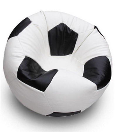 Fotoliu-sac Minge Fotbal Bean-bag "FootBall BIG" Black&White Relaxtime foto 3