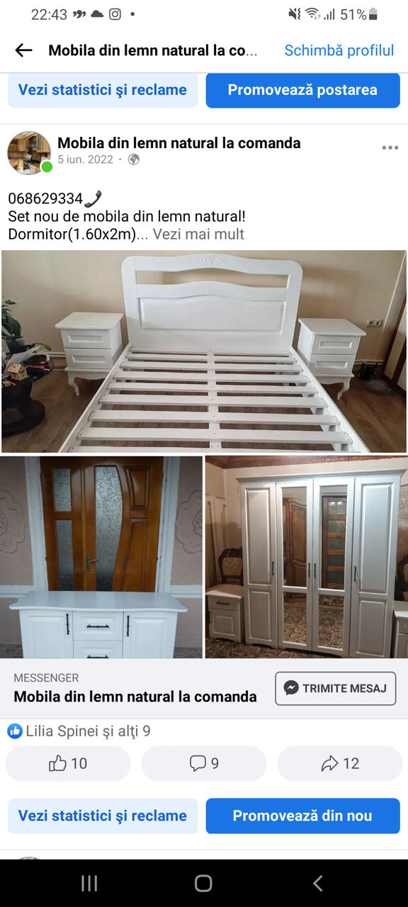 Mobila din lemn natural la comanda foto 0