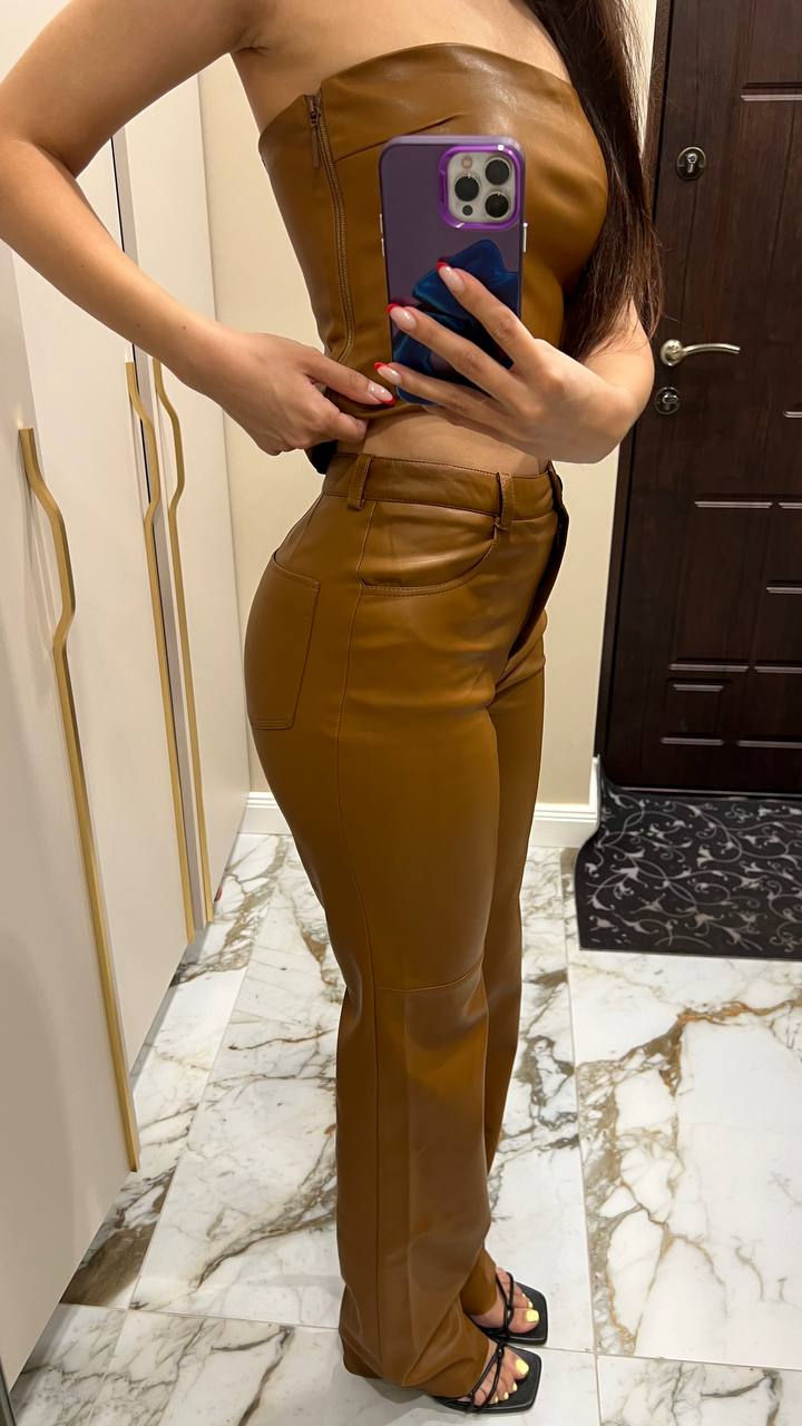 Кожанные штаны бренда Cult Naked foto 2
