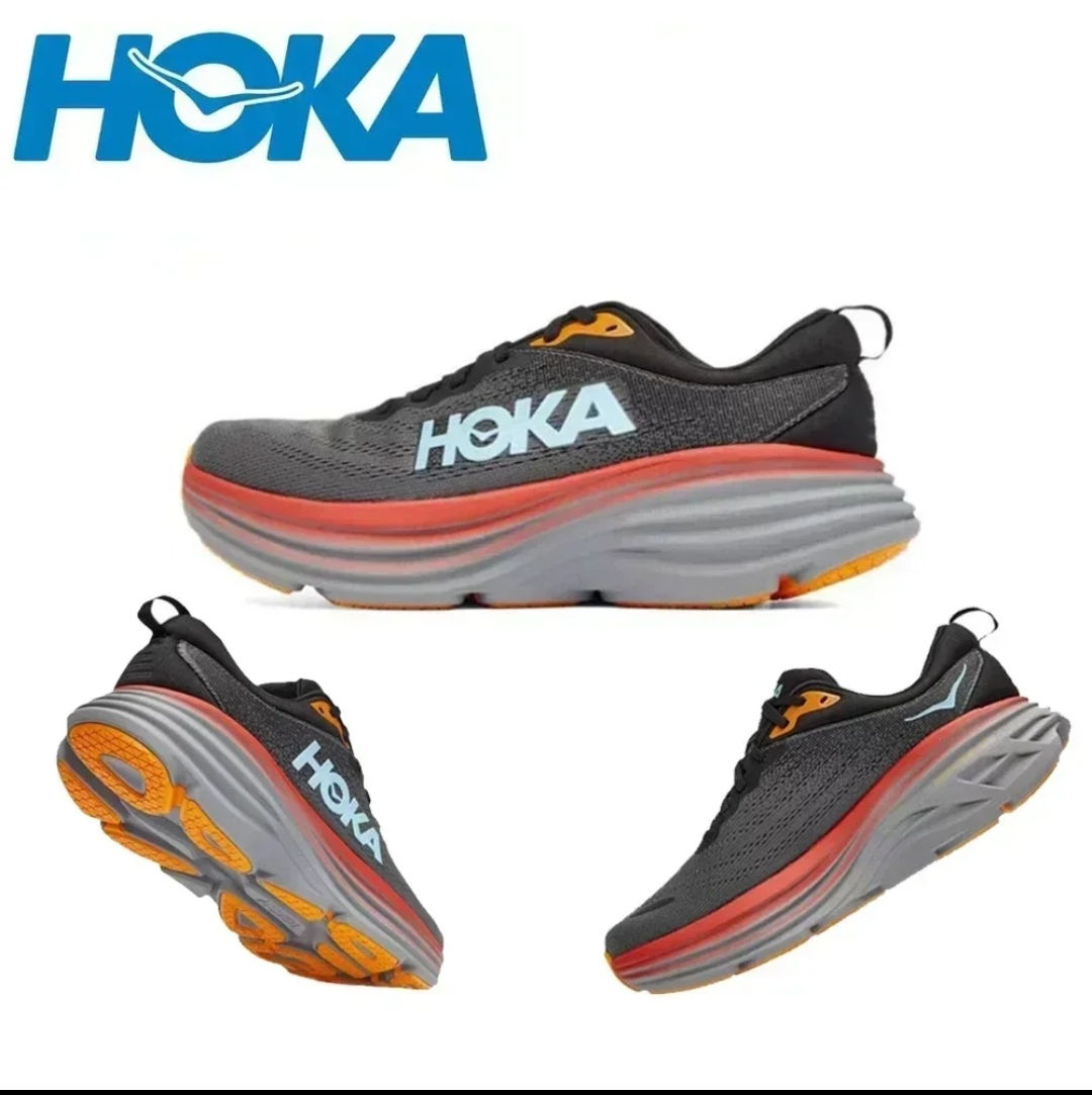 Лучшая Амортизация! Беговые Кроссовки Для Соревнований И Тренировок Hoka Bondi 7, 8, X, Sr, L! фото 0