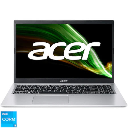 Laptop Acer Aspire 3 A315-58 cu procesor Intel Core i3-1115G4 pana la 4.10 GHz, 15.6", Full HD, 8G foto 2