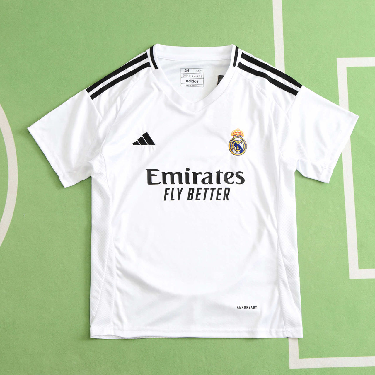 Tricouri fotbal copii 2024/25 – / Yamal/ Raphinha / Ronaldo / Vinicius / Mbappe / Haaland / Dembele  foto 11