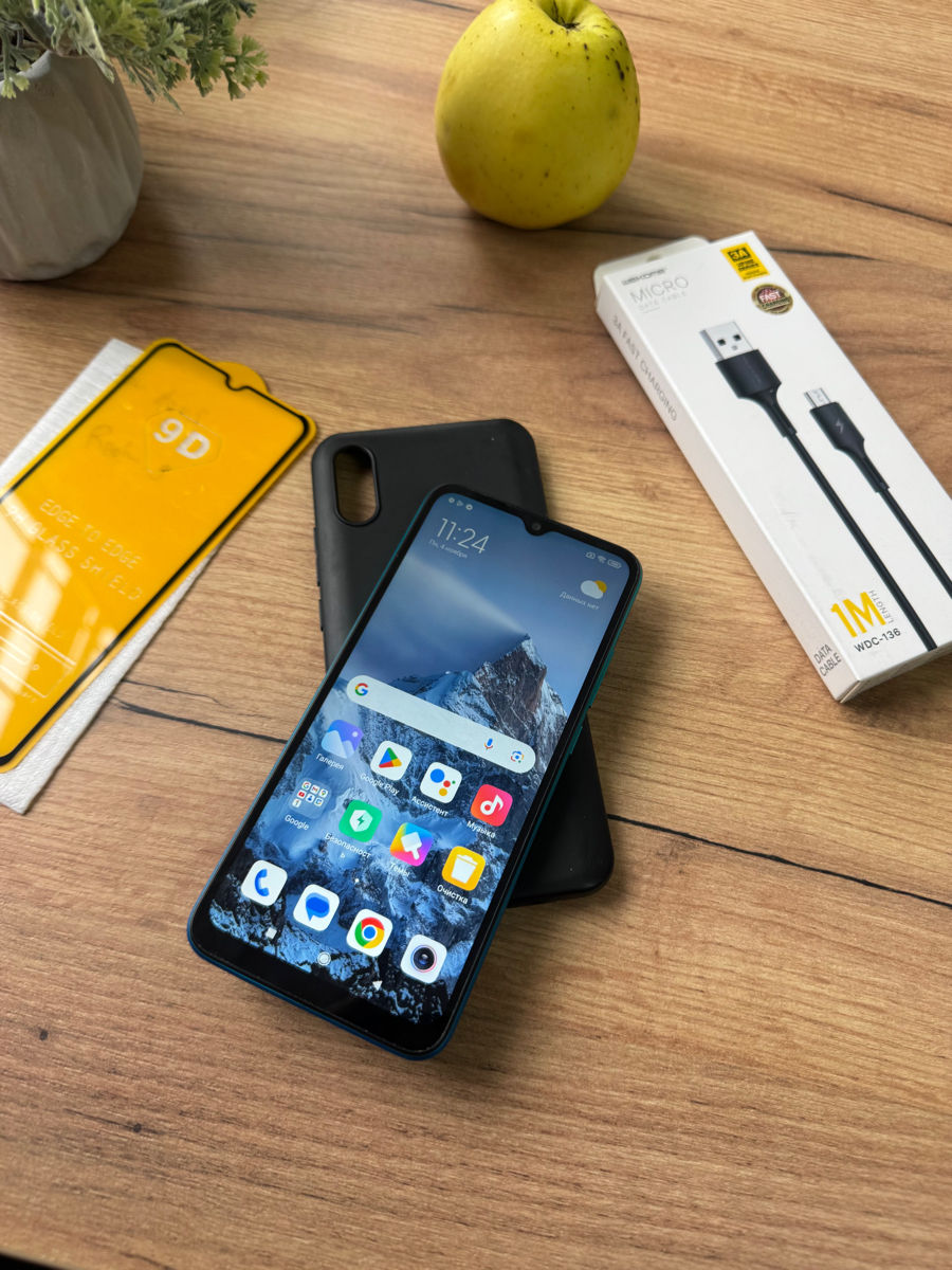 Xiaomi Redmi9 3/32gb ideal + husa , sticla de protectie , incarcator foto 3