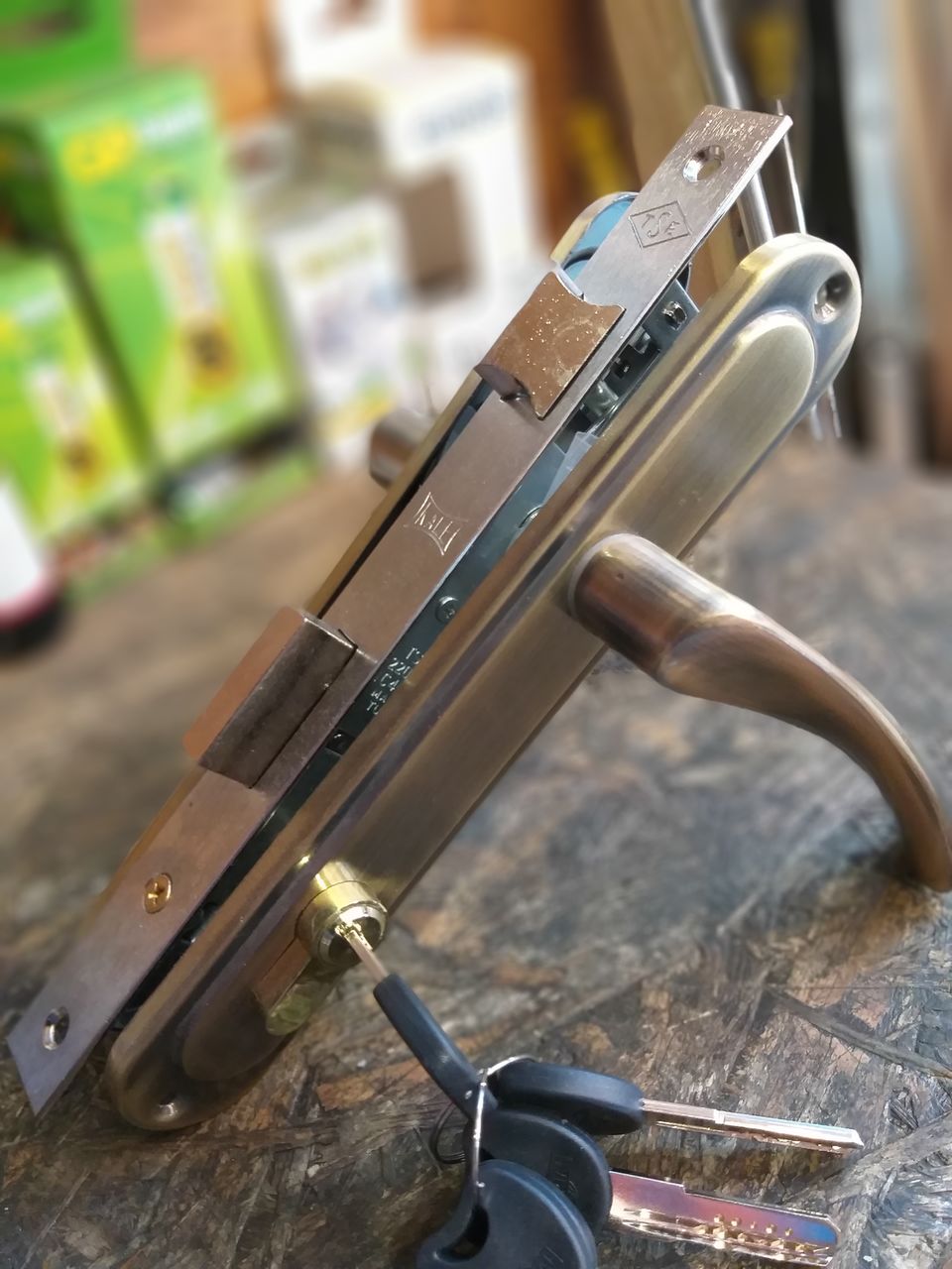 замок узкий для калитки