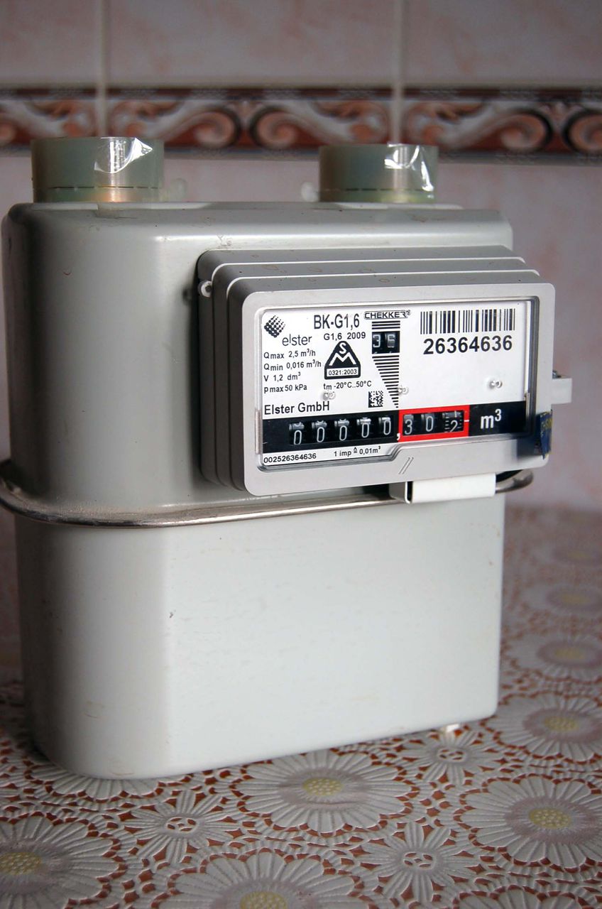 Газовый счетчик новый Elster G1,6. 300 лей. Новый