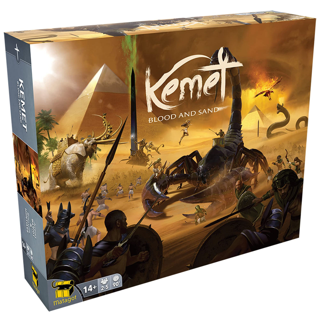 Настольная игра kemet: blood and sand с дополнением the book of the dead.  английский язык