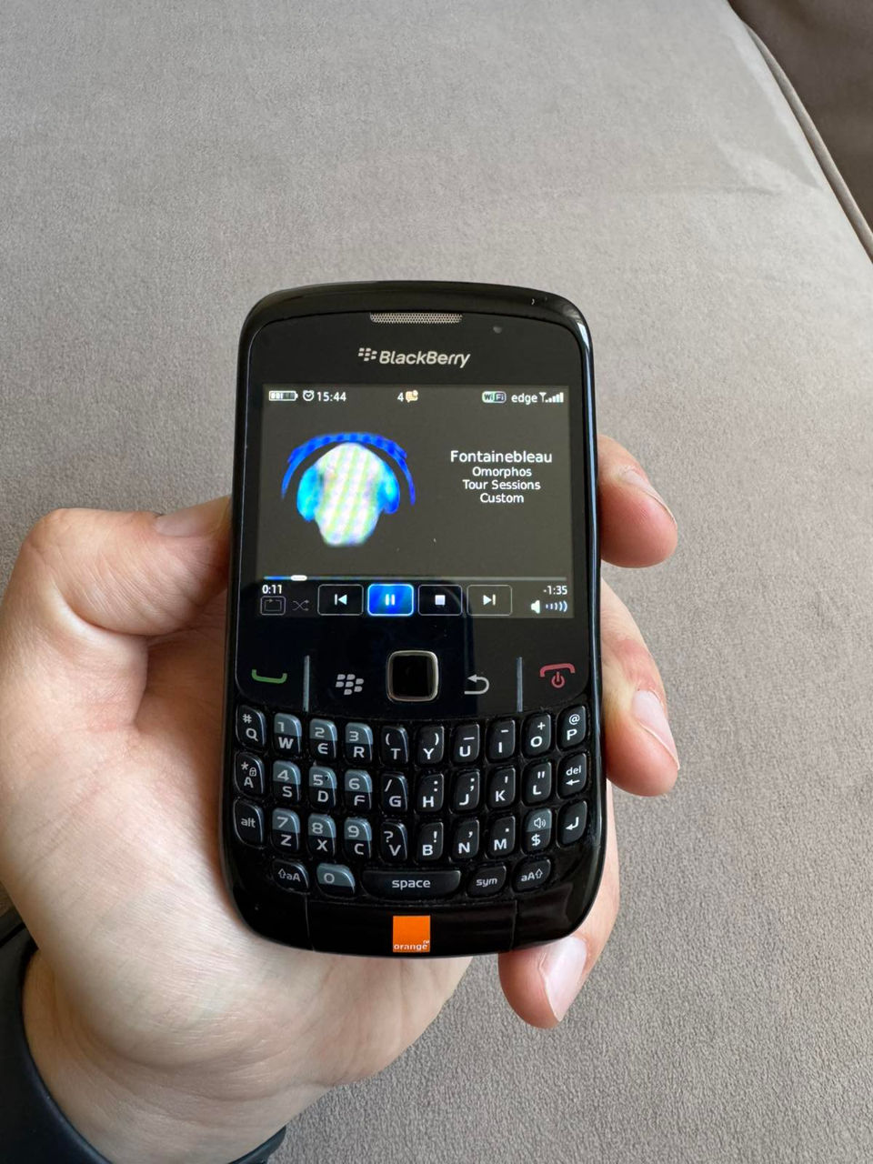 Smartphone BlackBerry Curve 8520 Noir - Pour Pièces Détachées (Écran OK) - Défectueux