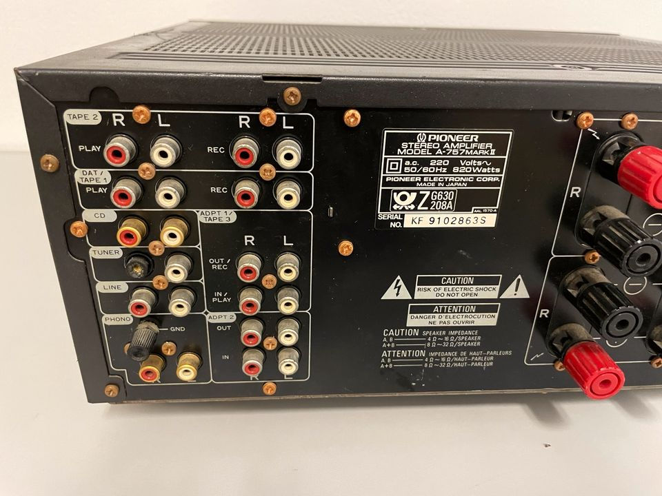 Pioneer A-757 крутой усилитель с двумя трансформаторами. foto 3