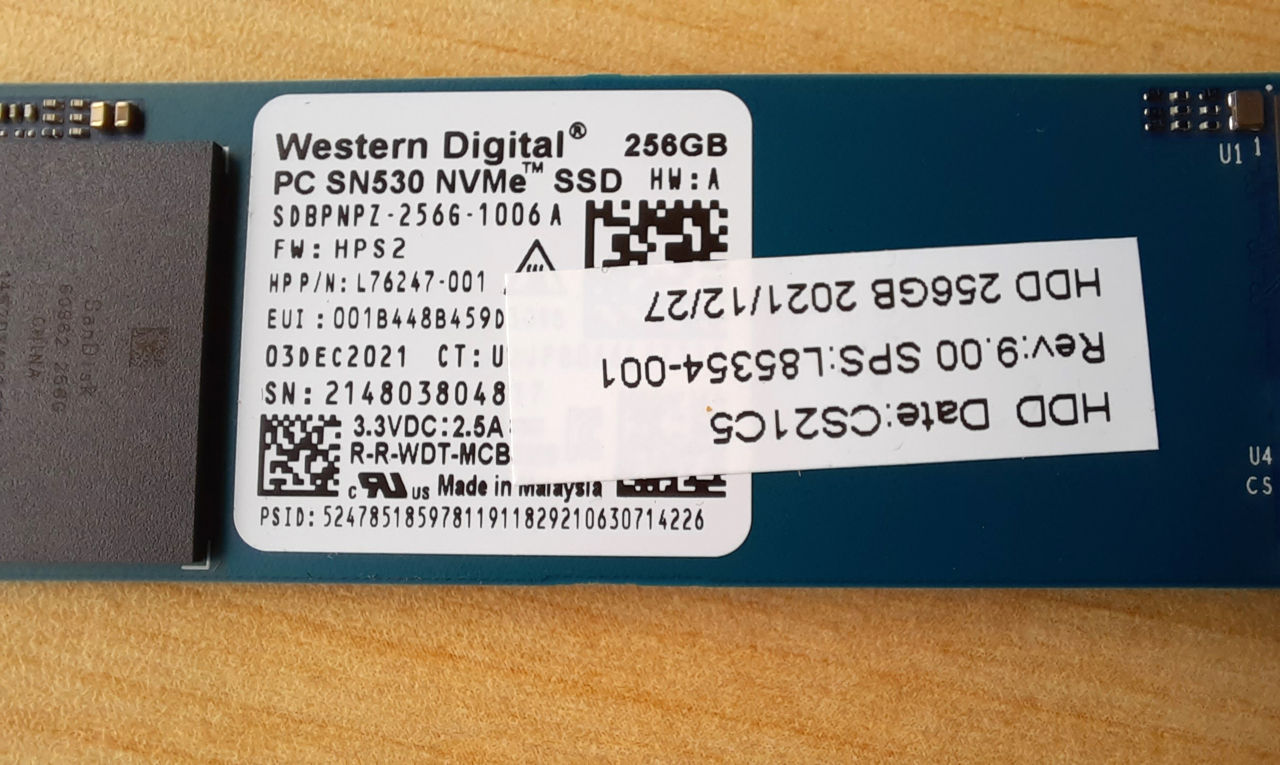 300 леев  SSD NVME  256 GB M.2 новый foto 1