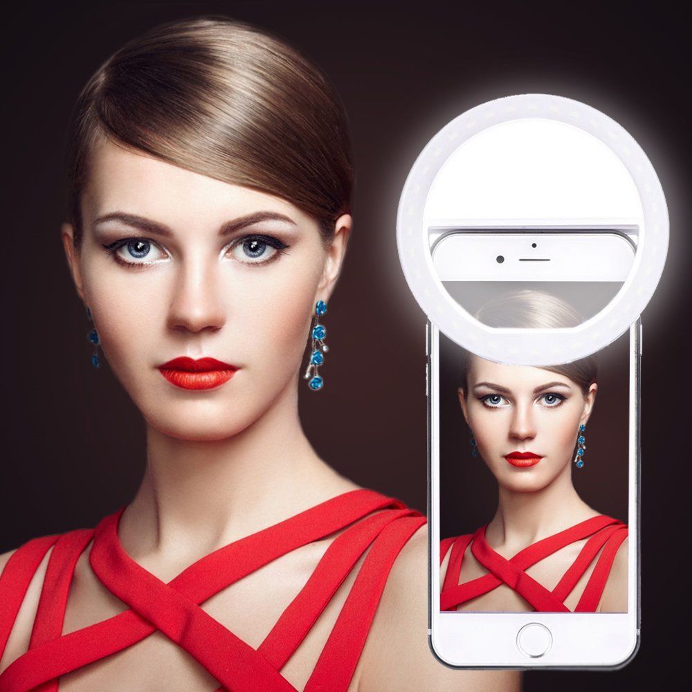 Ring Light Selfie Кольцо для качественных фото, теперь с аккумулятором!
