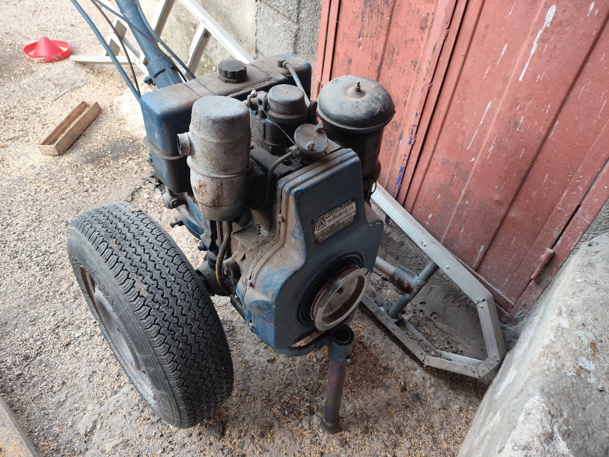 Motobloc polonez. Cu remorca. Cu freza. Stare buna. фото 0