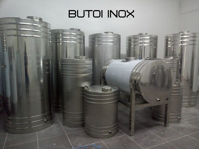 Butoaie din inox pentru vin foto 3