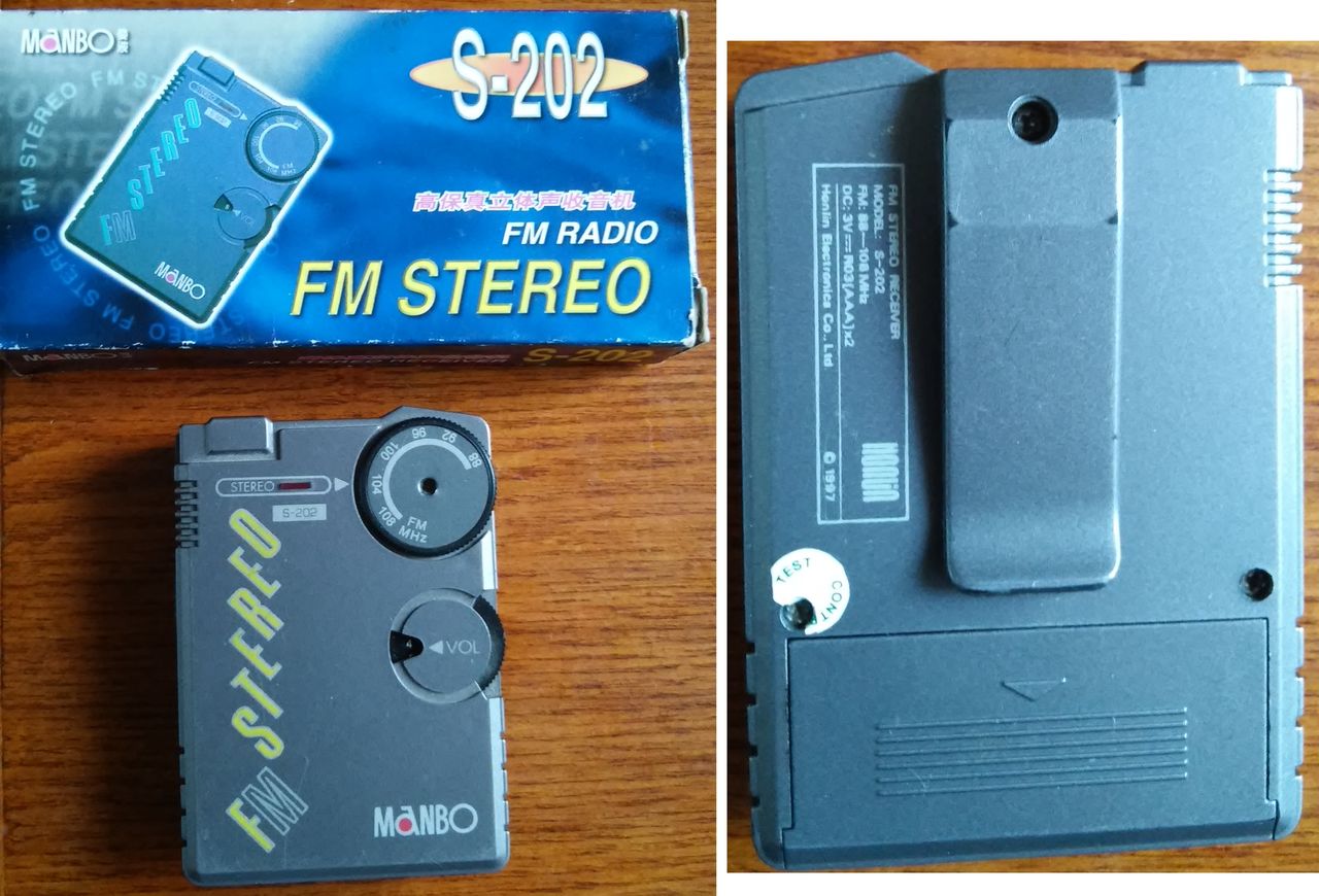 Радиоприемник FM Stereo MANBO S-202, радиоприемник JB- 202 моно с ...