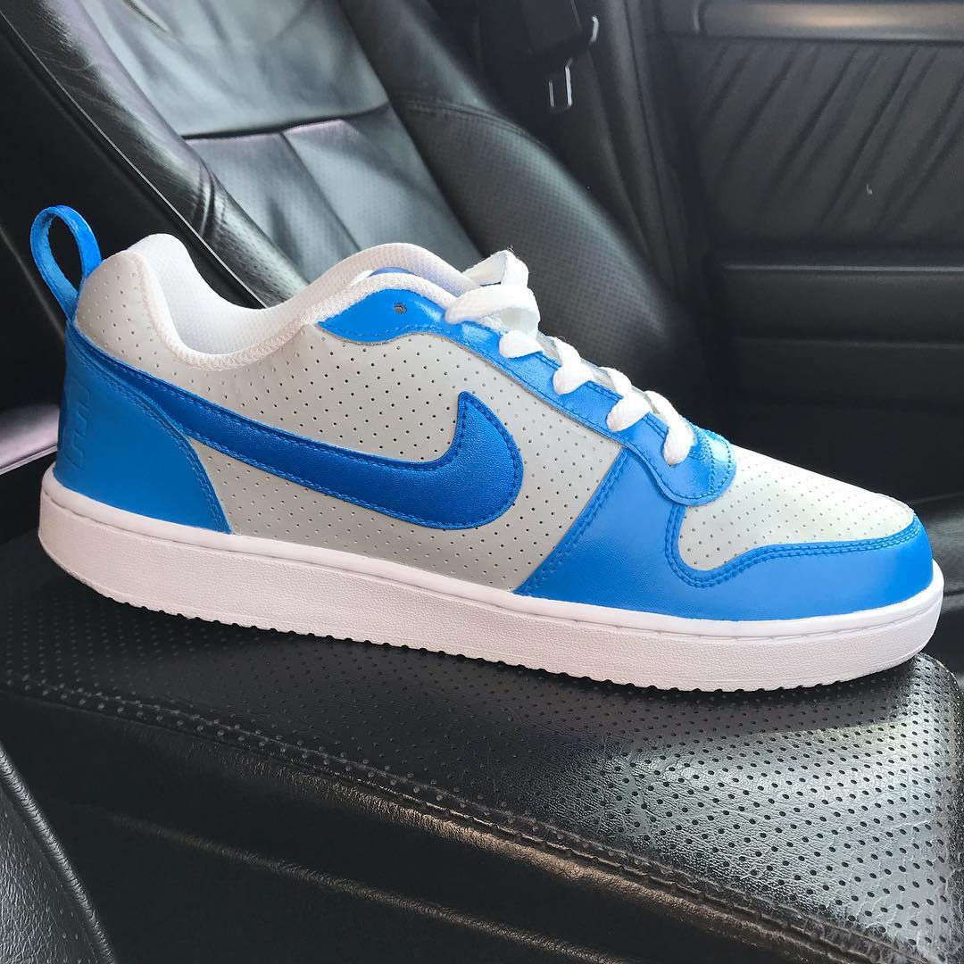 Nike Court Borough Low Blue foto 2