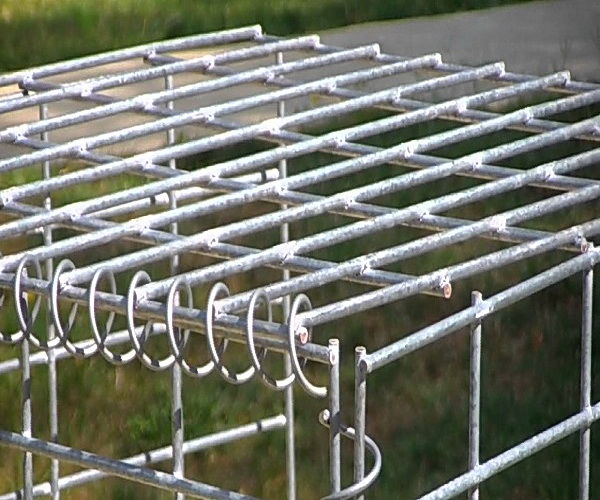 Plasa pentru producerea gabioanelor.Spirala pentru montare gabion.Sirma.Garduri. foto 4