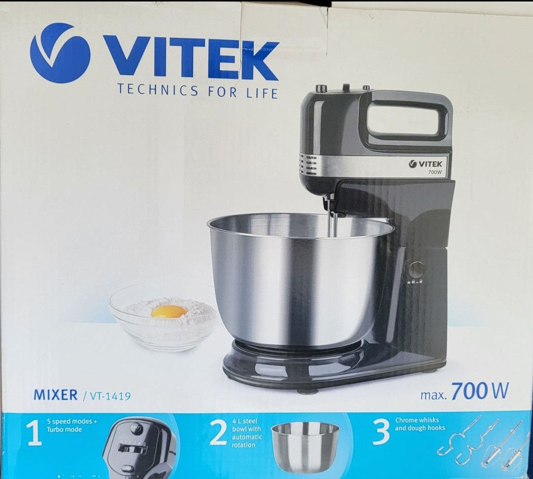 Mixer cu bol vitek / миксер с чашей витек foto 1