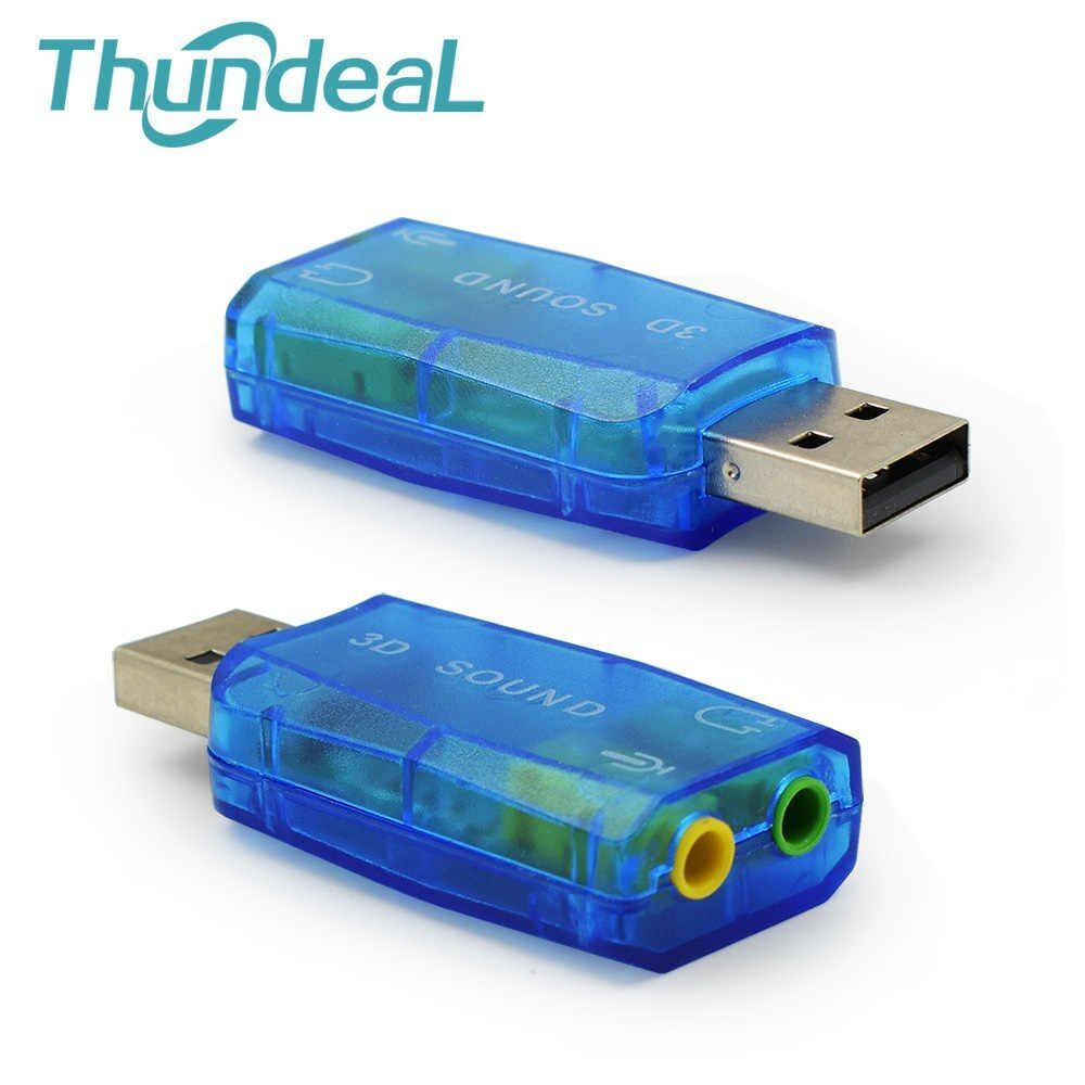 Виртуальная звуковая карта 5,1 3D энтернал USB аудио контроллер USB 2,0 до 3,5 мм разъем для наушник foto 0