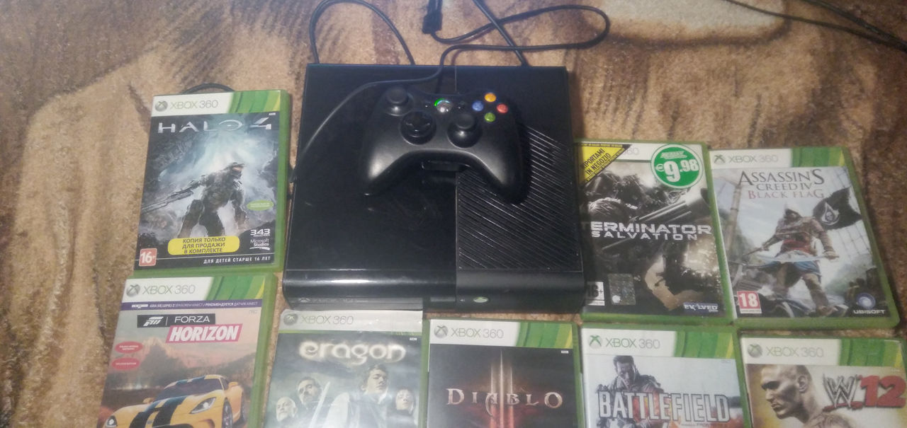 Продам Xbox 360 Slim E плюс реально классные игры - 1000 лей