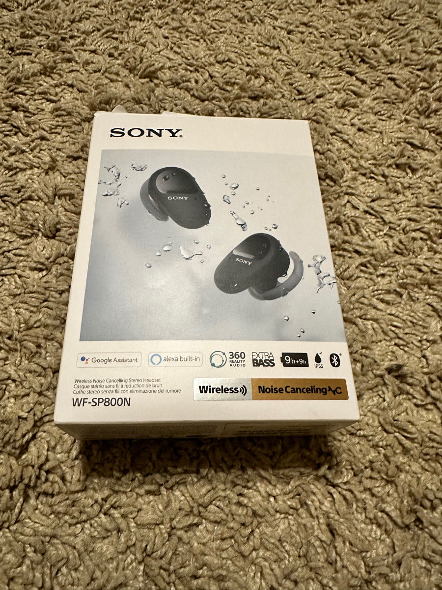 Sony WF-SP800N waterproof new. foto 0