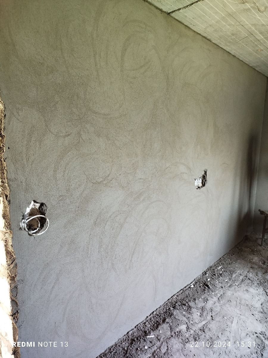 Tencuială manuală  nisip ciment  șapă (стяжка) foto 5
