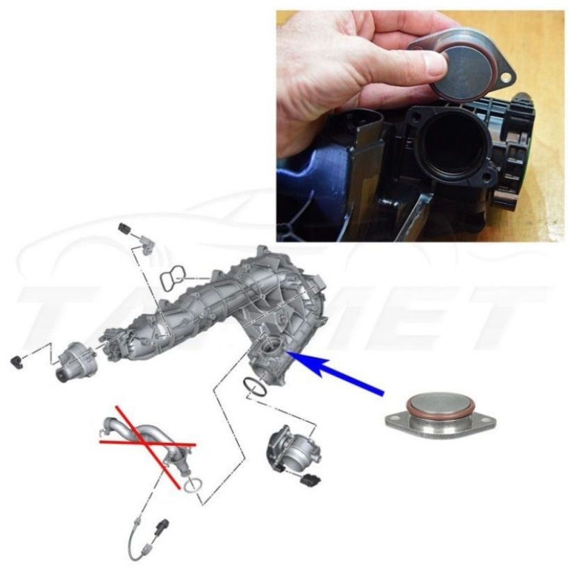 KIT anulare EGR si Schimatorul de caldura BMW E90 E91 E92 E93 F10 F11 F01 F02 фото 4