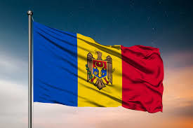 Drapelul Republicii Moldova si Europa din stofă 150x 90cm Флаг Молдова, Европа. foto 0