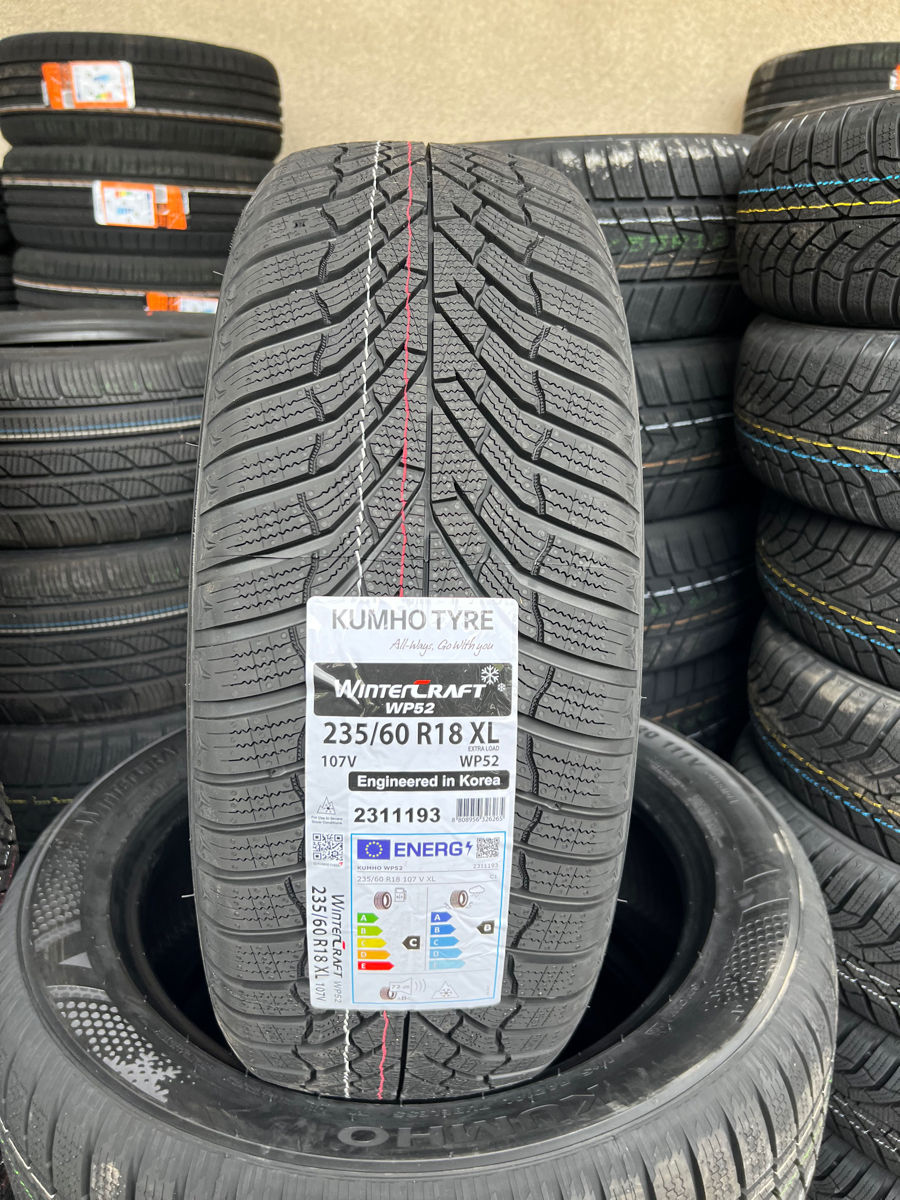 235/60 R18 Kumho Wintercraft WP52/ Монтаж, доставка, livrare 2023