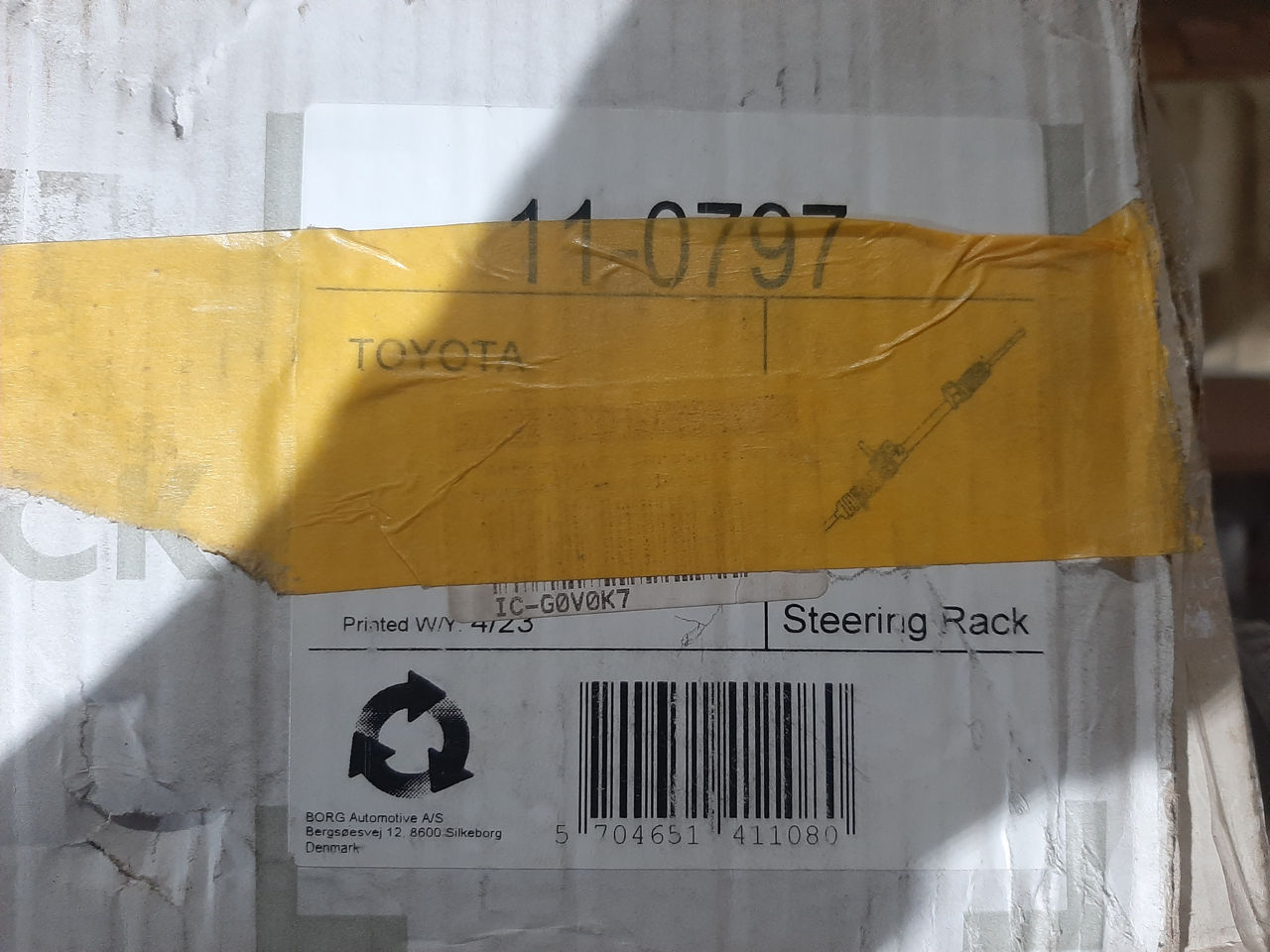Новая Рулевая рейка RAV 4 2001-2005 год 4420042120 фото 6