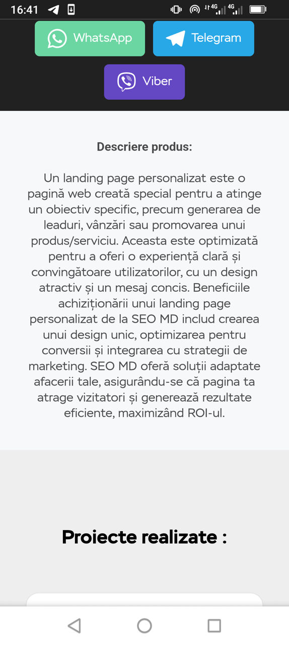 Servicii de creare landing page foto 2