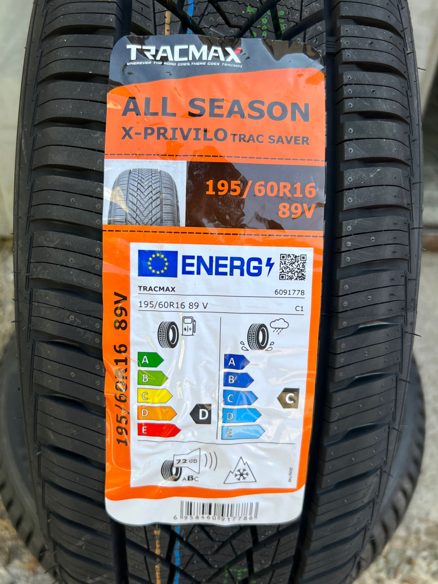 195/60 R16 Tracmax Allseason Trac saver/ Доставка, livrare toata Moldova foto 1