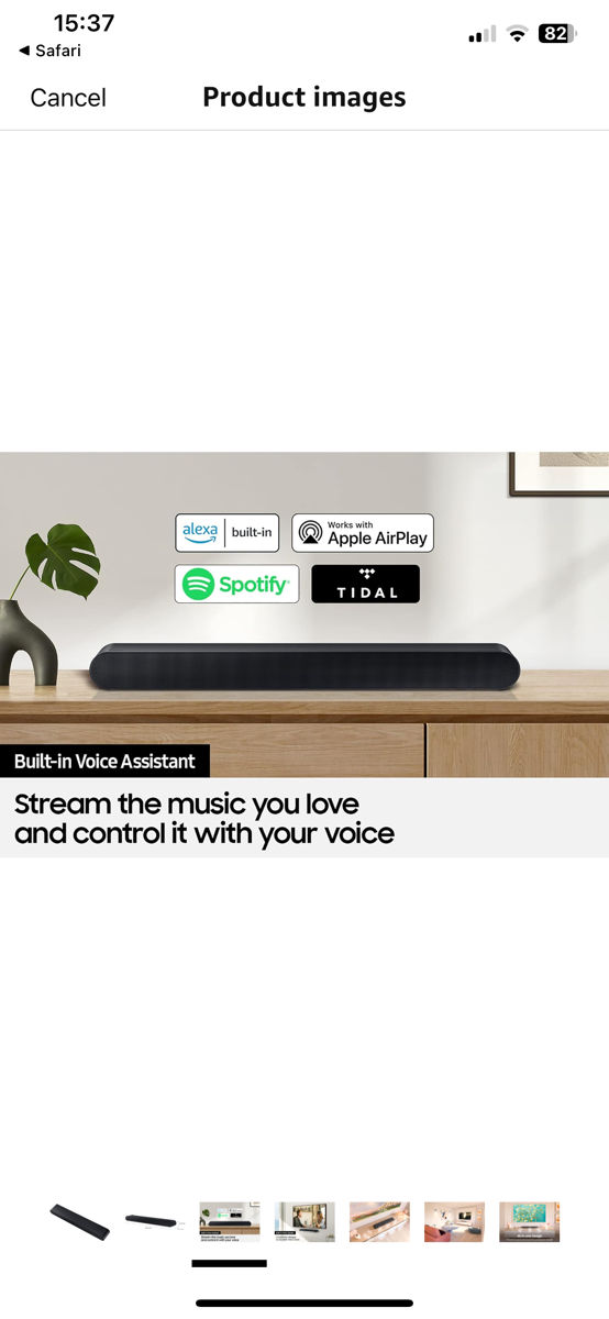 Soundbar Samsung HW-S60B foto 1