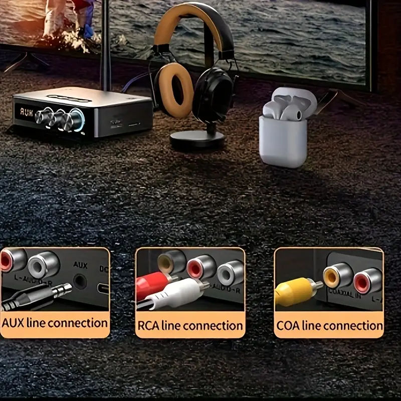 Беспроводной адаптер M9 Pro Bluetooth 5.1 rx tx fm radio fux foto 1