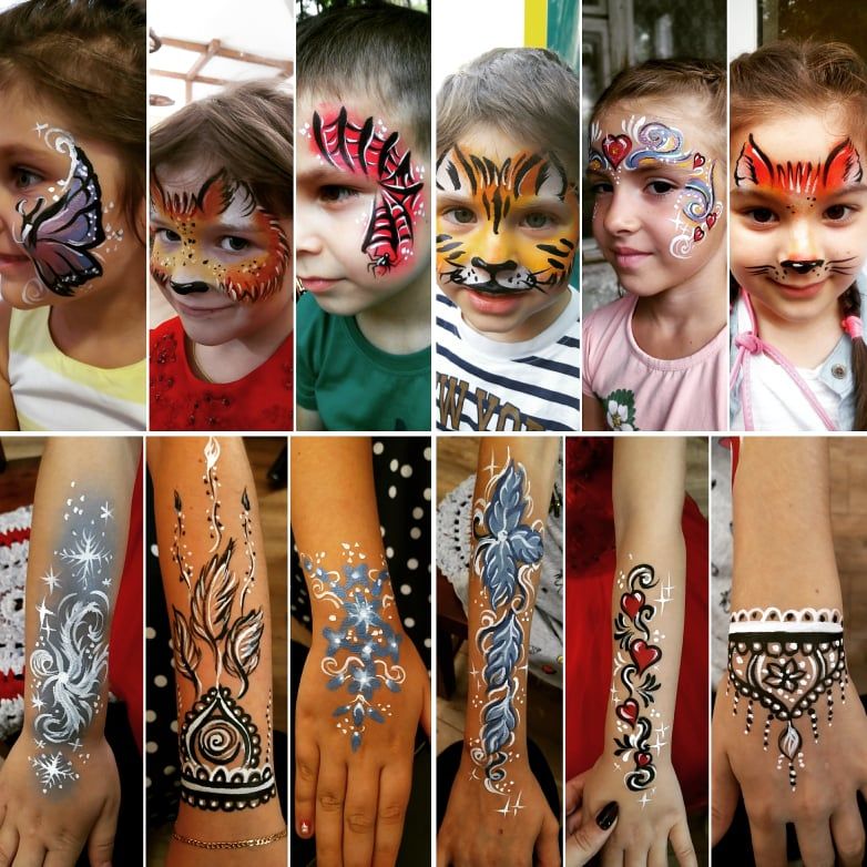 Pictura / desene pe fata pentru copii (face painting) / рисунки на лице для детей, аквагрим foto 9