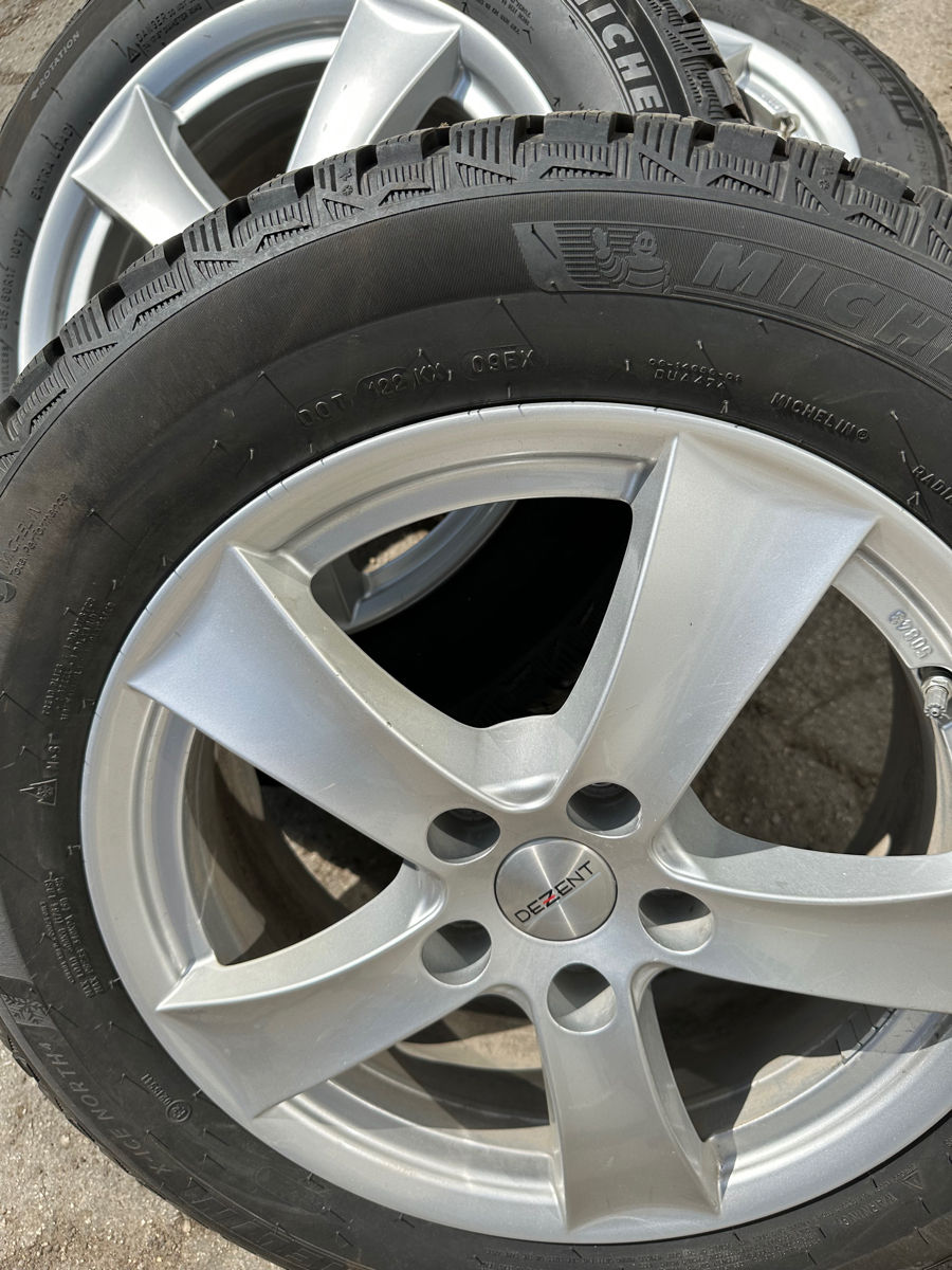 диски R17 114.3 + 215 60 R17 Michelin