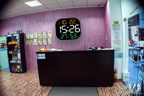 LED Часы с пультом 28х28см с будильник, температура, влажность воздуха... foto 2