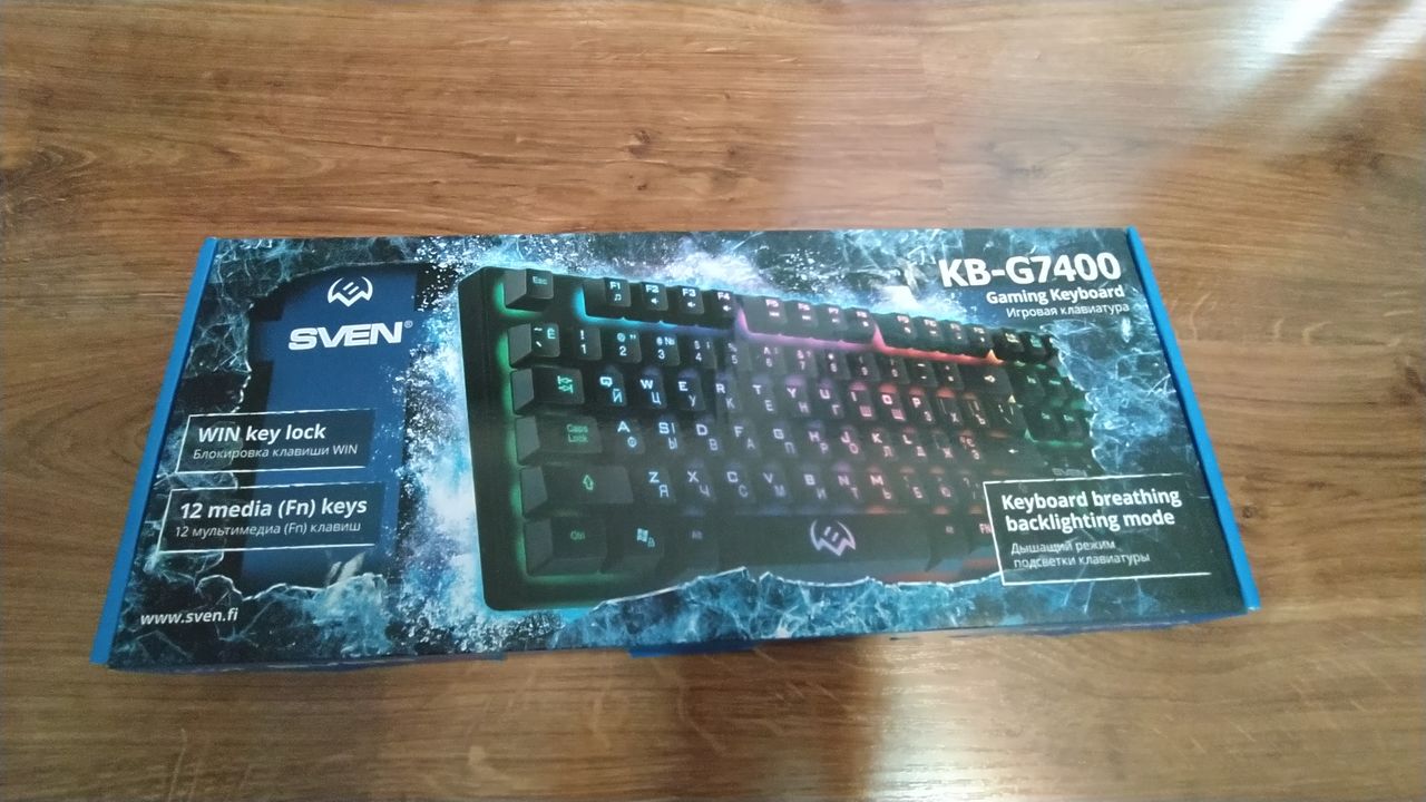 Продам игровую клавиатуру SVEN KB-G7400!