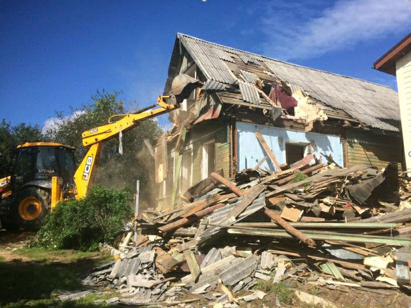Услуги снос-демонтаж разборка домов строений сооружений конструкций построек вывоз мусора хлама f фото 9
