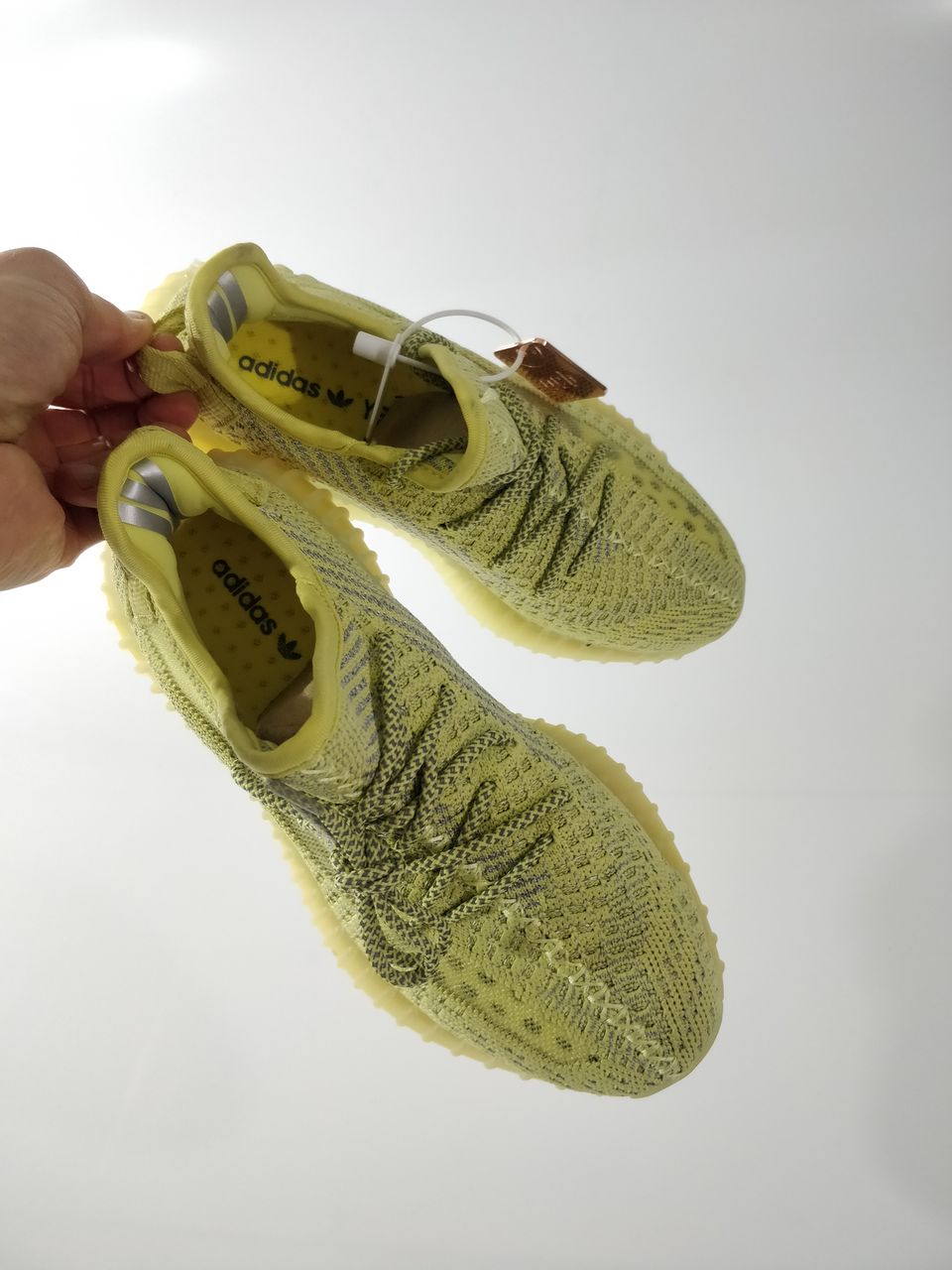 yellow reflective yeezy