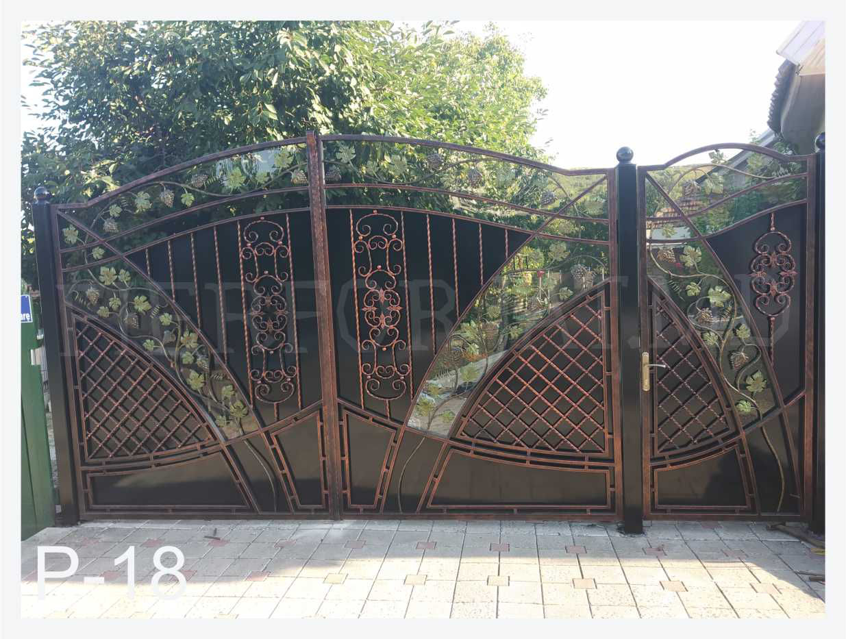 Porti in stoc ! ! !   Porti din fier forjat , balustrade, gard, copertine, elemente forjate foto 8