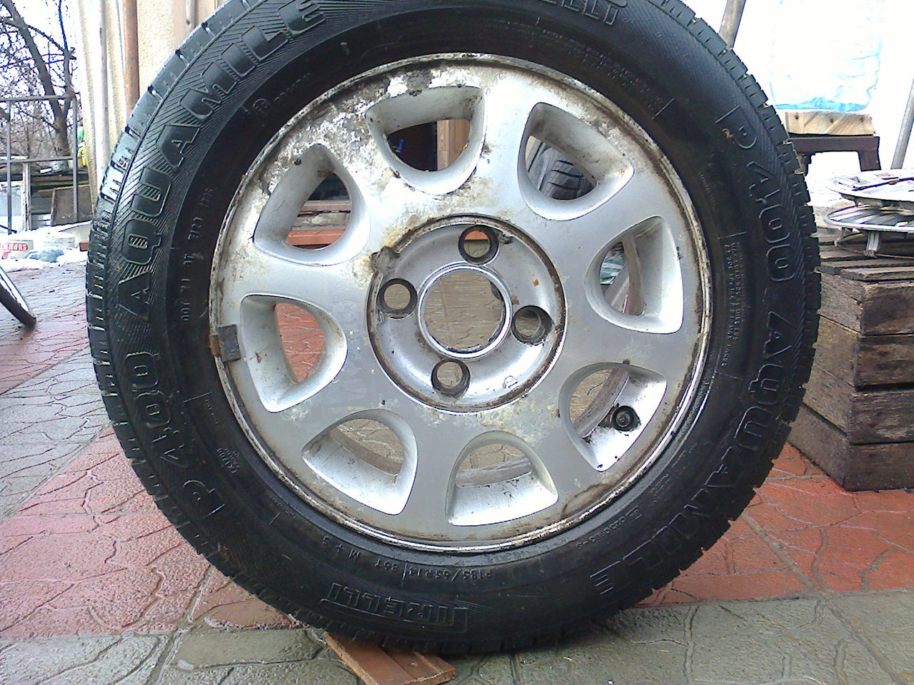 Продам недорого б/у литый диск из титанового сплава R14 4х108 5.5Jx14 ...
