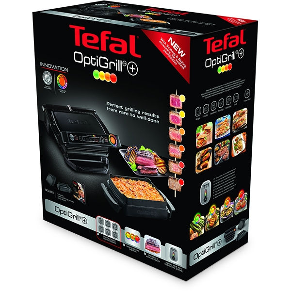 GRATAR ELECTRIC TEFAL OPTIGRILL+ SNACKING & BAKING GC714834, 6 programe de gatit foto 2