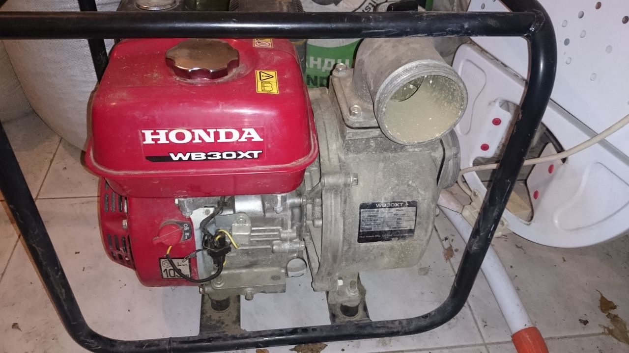 Мотопомпа honda wb30xt