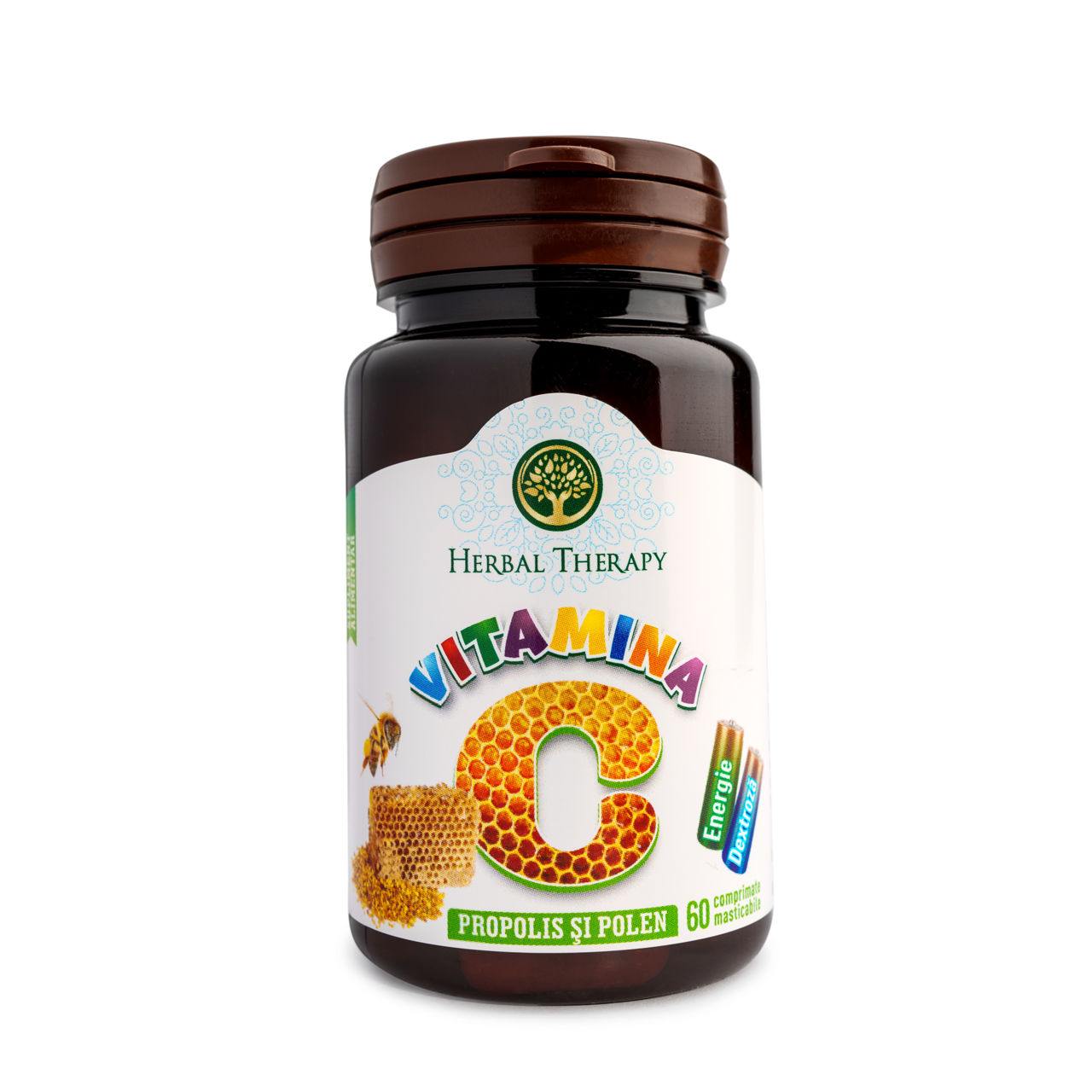 Vitamina C 100 mg Propolis și Polen N60 foto 0