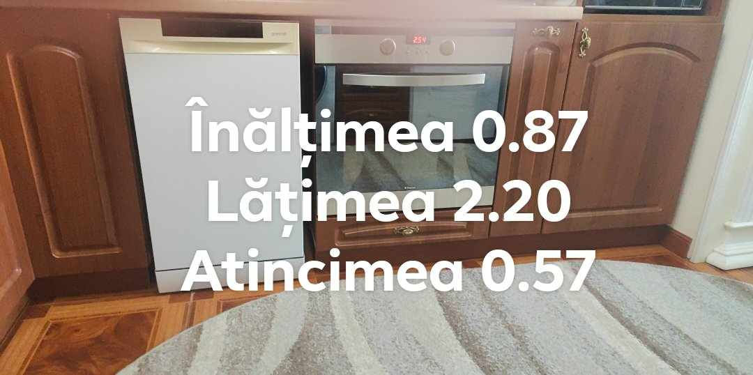 Vînd bucătărie la mîna a doua bine păstrată. Mobilierul tot cu tehnică (hotă,aragaz și cuptor). foto 9