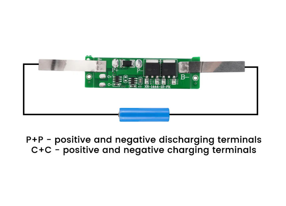 Placă de protecție BMS 3.7V 18650 port divizat baterie cu litiu placă de protecție continuă Particul foto 6