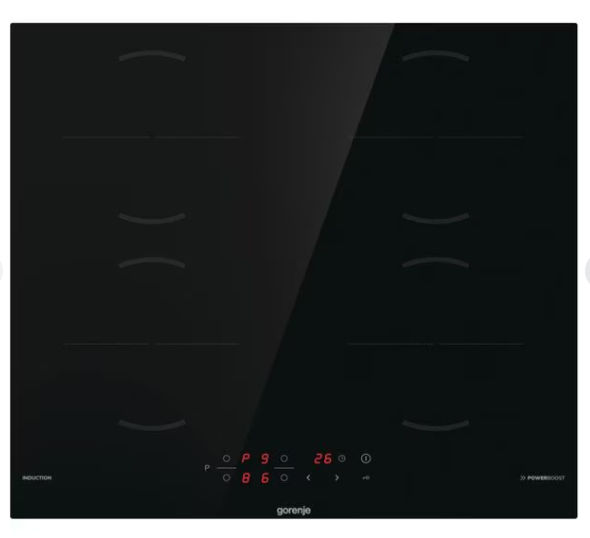 Plita incorporabila gorenje gi6401bsce, inductie, 4 arzatoare, touch control, negru. promo! foto 1