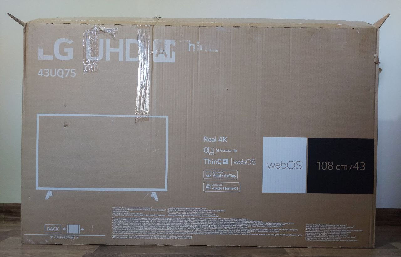 Lg"43" Smart tv 4K foto 3