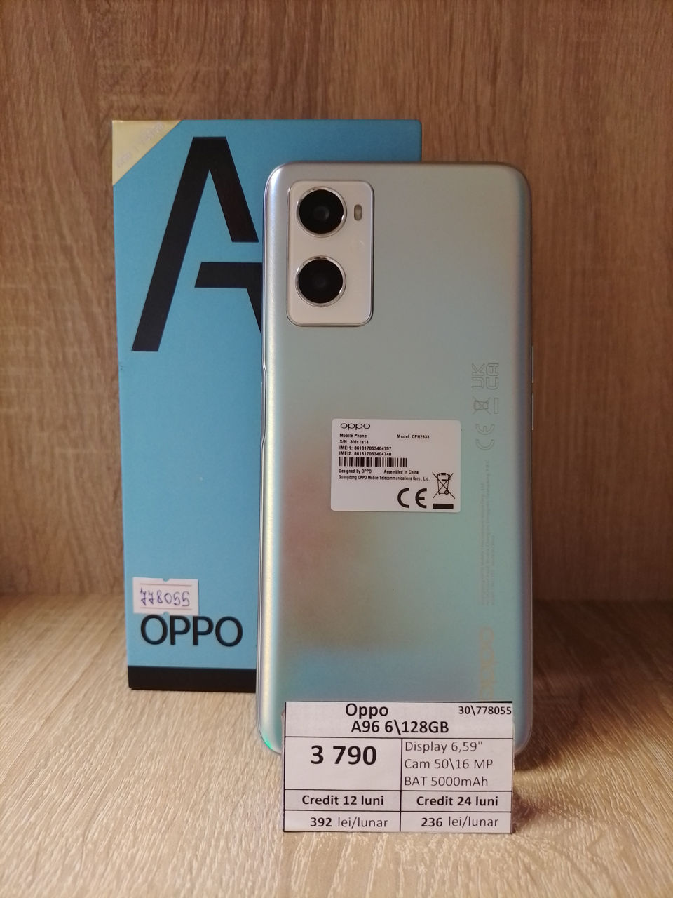 OPPO A96 6/128GB 3790 lei