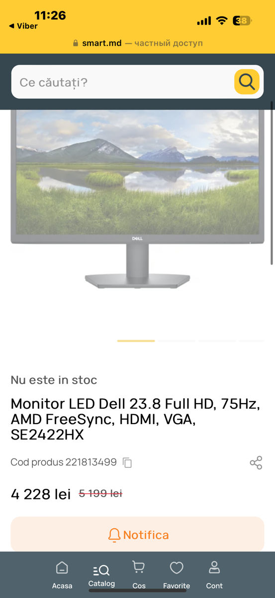 Monitor Dell SE2422HX foto 1